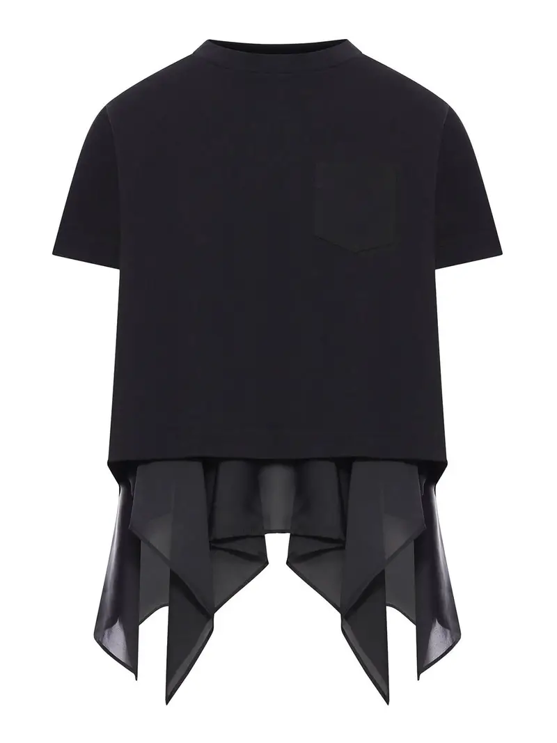 Sacai T-shirt Nero 3866854