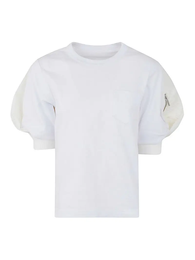 Sacai T-shirt Bianco 4201775