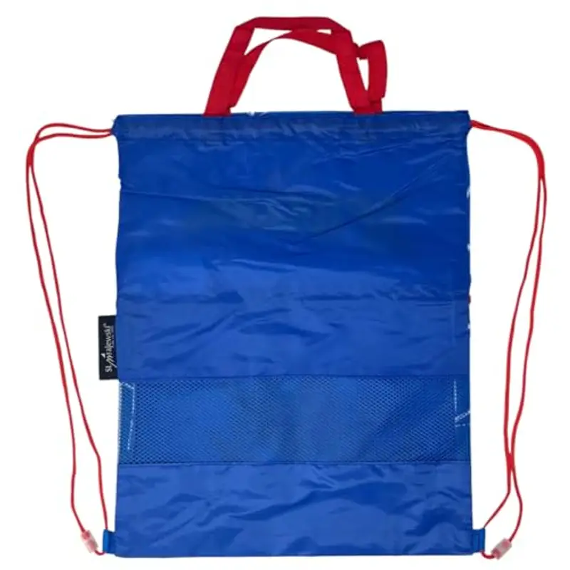 Sacca con tasca frontale zaino con chiusura a coulisse borsa per bambini 44 x 34 cm scuola palestra tempo libero miniatura 3