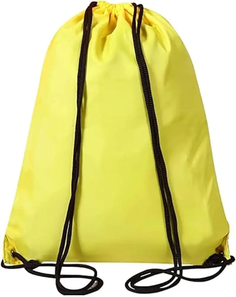 Sacca da palestra con coulisse, 2 pezzi e 1 sacca con cordoncino, zaino in polietilene per donne e uomini, borsa da