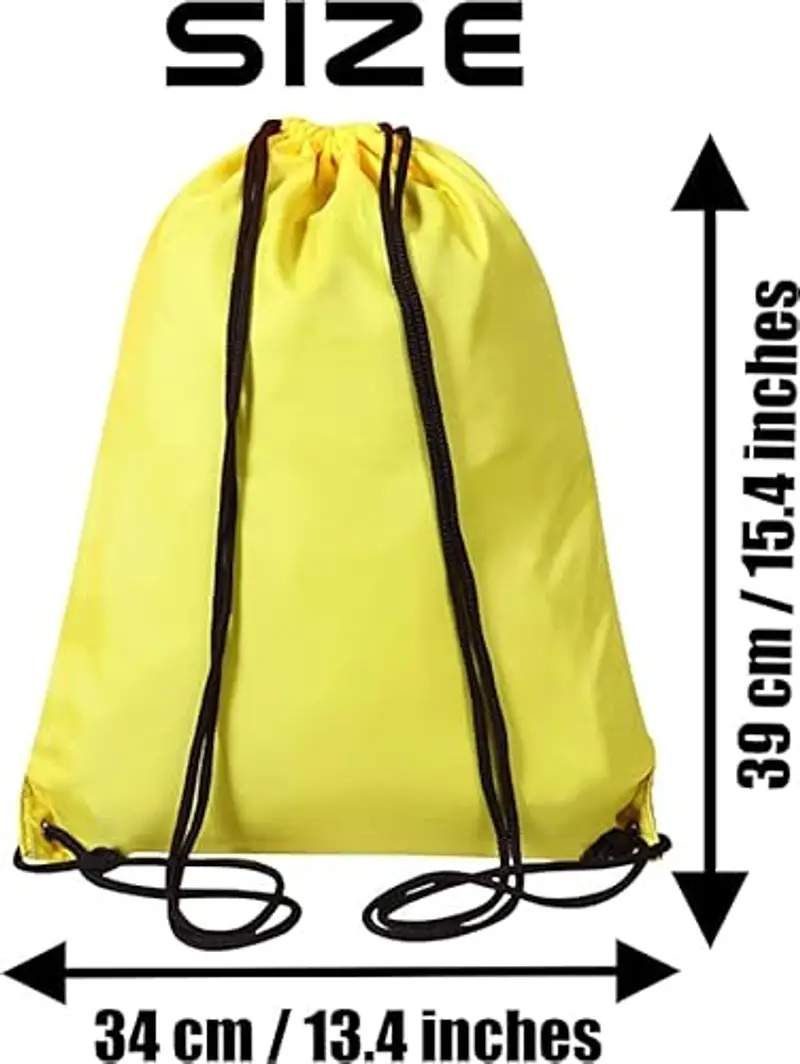Sacca da palestra con coulisse, 2 pezzi e 1 sacca con cordoncino, zaino in polietilene per donne e uomini, borsa da miniatura 3