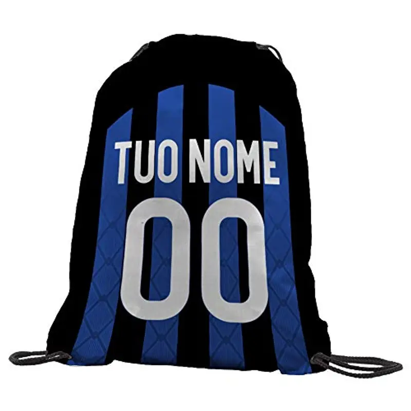 Sacca Ginnastica GYMBACK sport per tifoso interista - sacchetto sportivo calcio Fashion Borsa, Piscina,