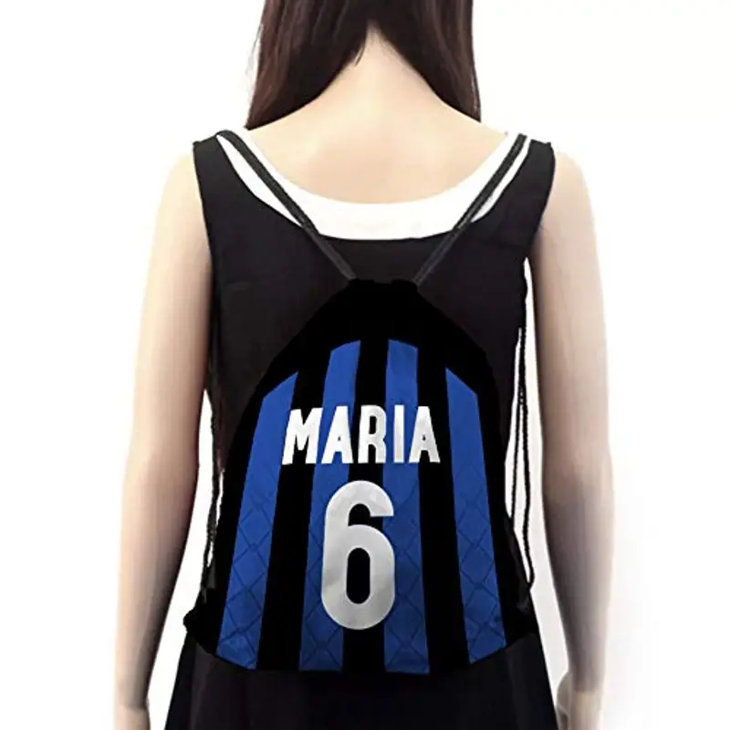 Sacca Ginnastica GYMBACK sport per tifoso interista - sacchetto sportivo calcio Fashion Borsa, Piscina miniatura 3