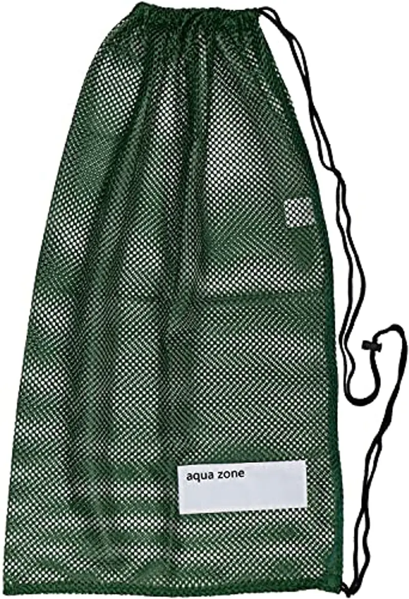 Sacca in rete con chiusura a cordoncino, per sport, spiaggia o da viaggio, unisex adulti (accessori e bagagli solo), Lyndee, 18 inch wide and 30 inch Tall