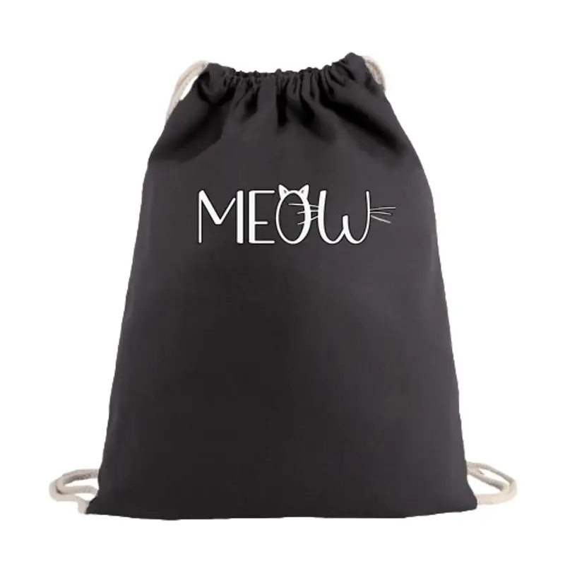 Sacca sportiva amante dei gatti regalo simpatico gatto