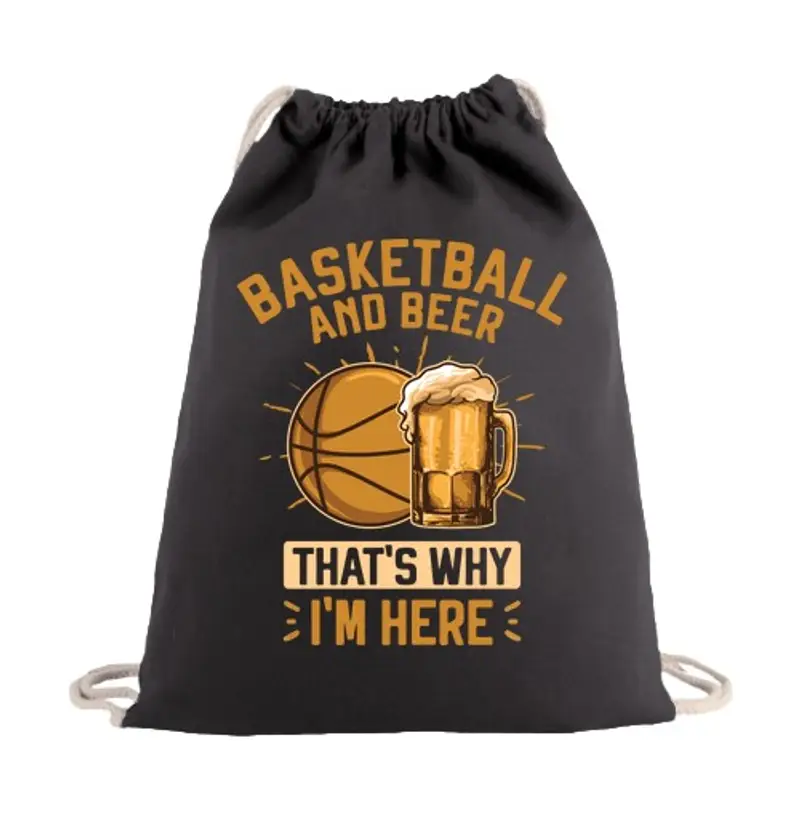 Sacca sportiva Basketball and Beer Basket e Birra