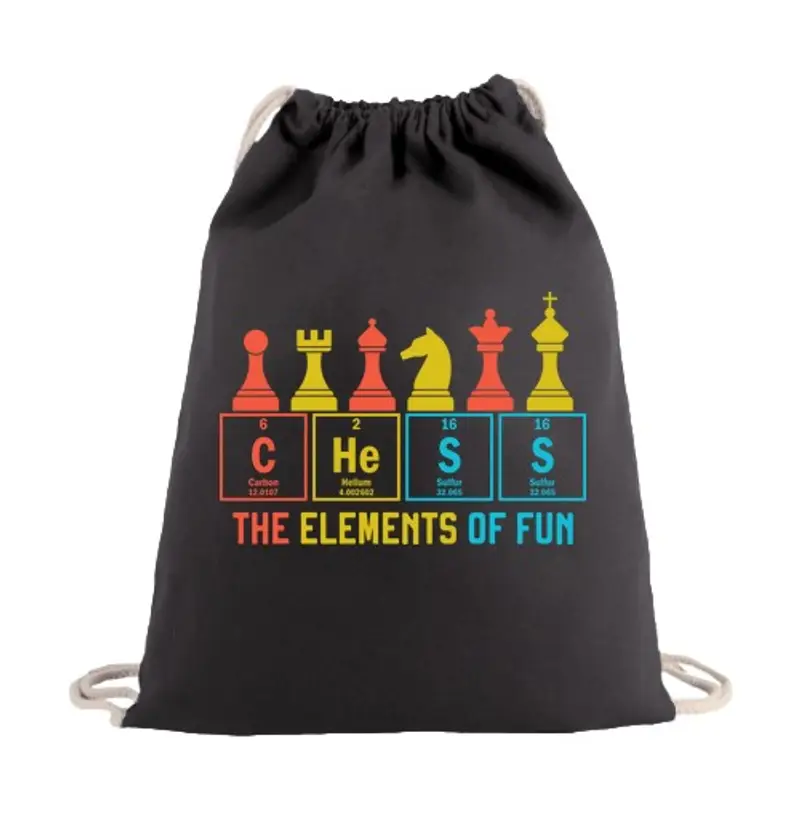 Sacca sportiva Chess Periodic Table Checkmate