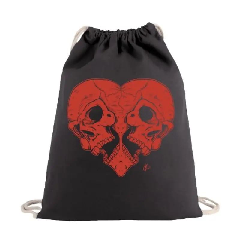 Sacca sportiva cuore del cranio