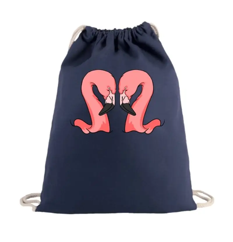 Sacca sportiva fenicottero amoree