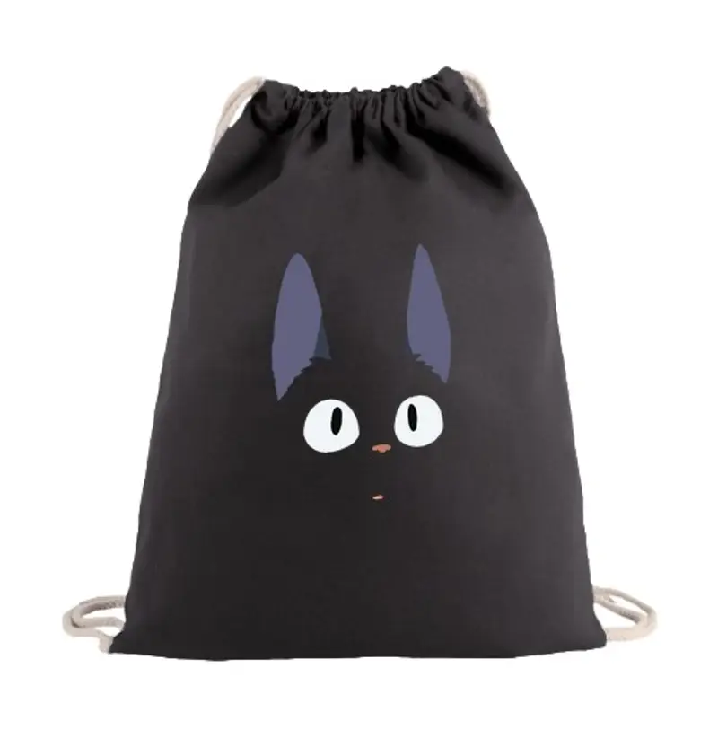 Sacca sportiva jiji il gatto - regalo di gatto carino anime kawaii