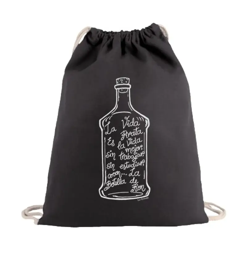 Sacca sportiva la bottiglia di rum