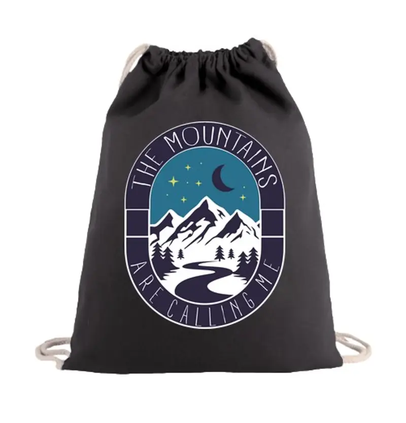 Sacca sportiva le mountain s are c all me ing