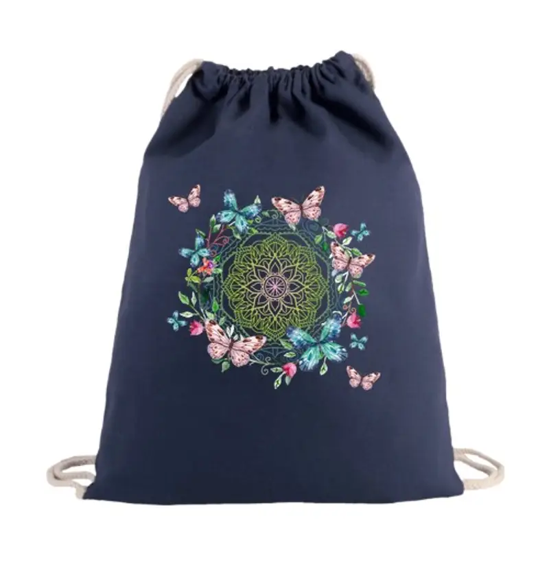 Sacca sportiva mandala butter fly