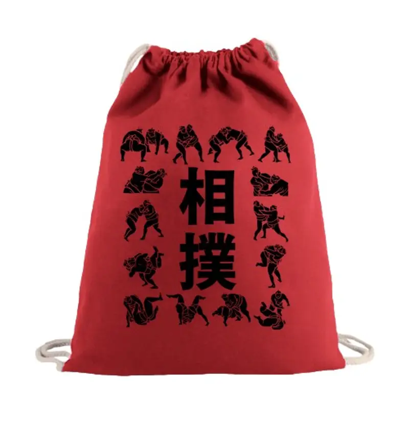 Sacca sportiva mosse di sumo -nero- 7