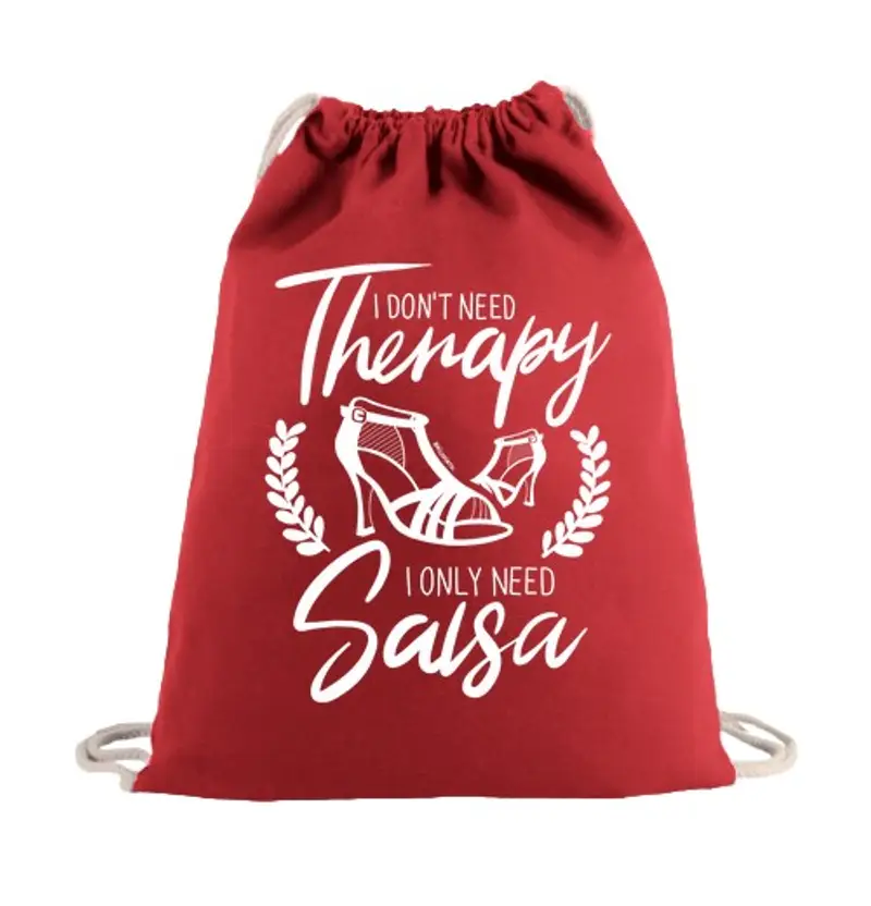 Sacca sportiva non ho bisogno di terapia ho only bisogno di salsa