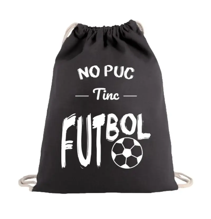 Sacca sportiva Non posso avere il calcio - catalanono