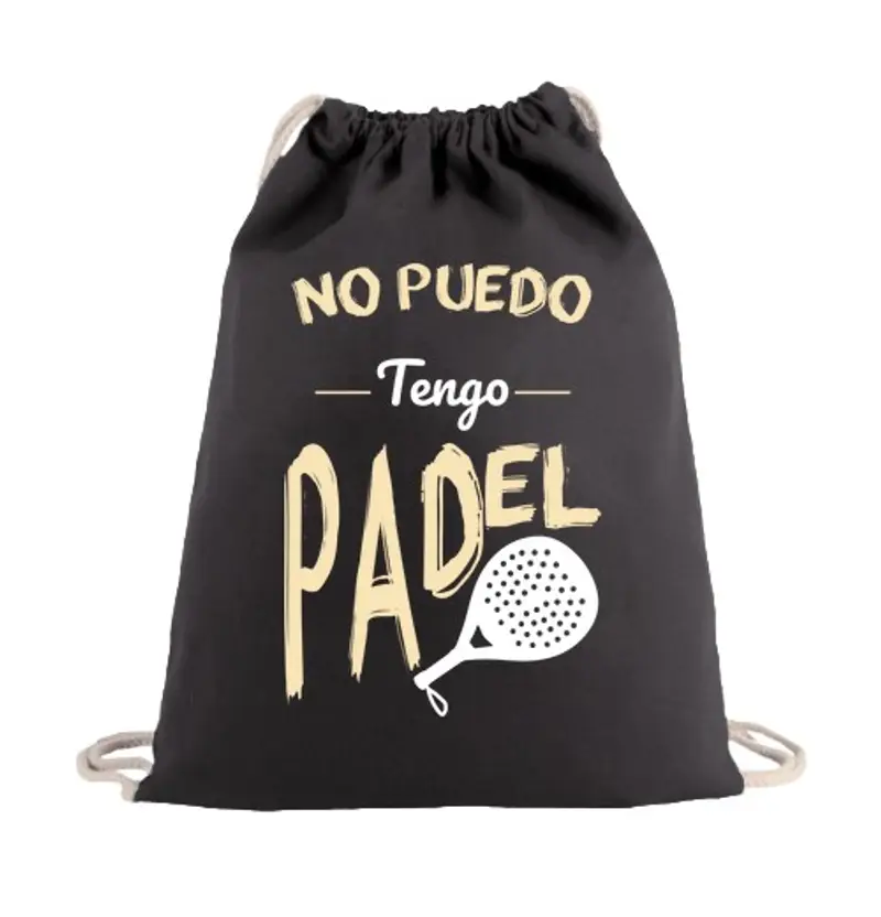 Sacca sportiva Non posso giocare a paddle tennis - bei