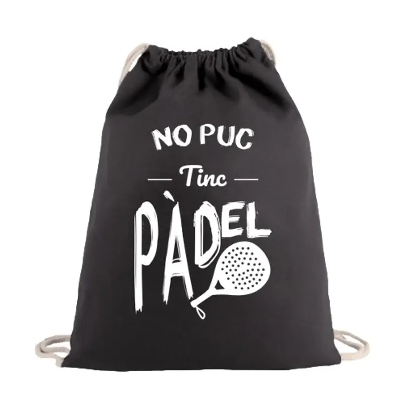 Sacca sportiva Non posso ho paddle tennis - catalanono