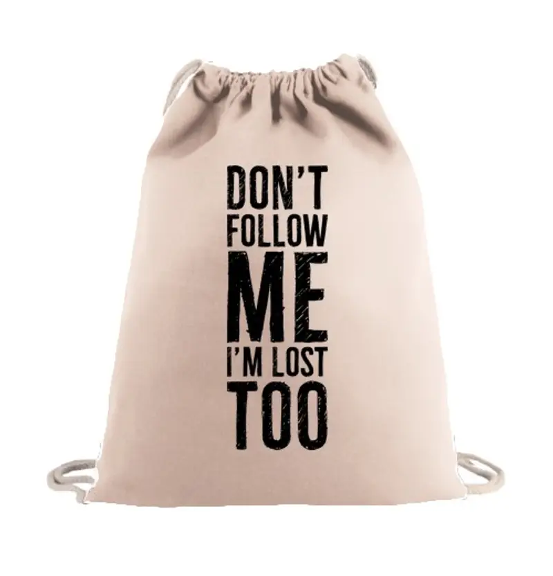 Sacca sportiva Non seguirmi