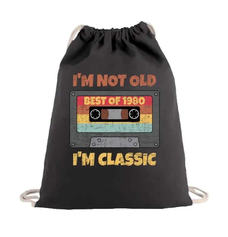 Sacca sportiva non sono vecchio sono il classico migli