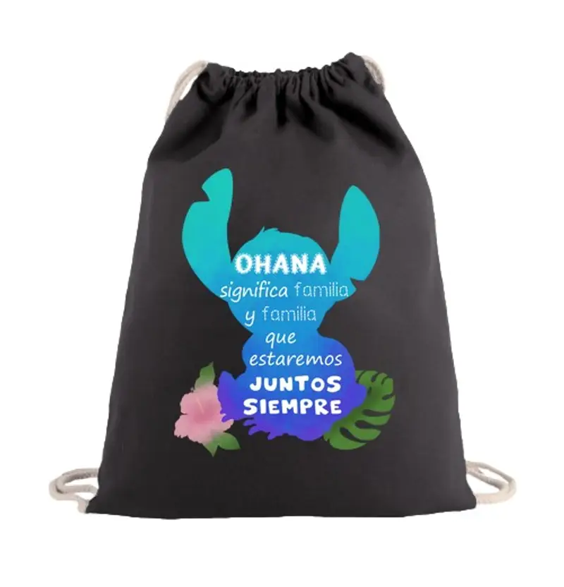 Sacca sportiva oh ana senza sfondo