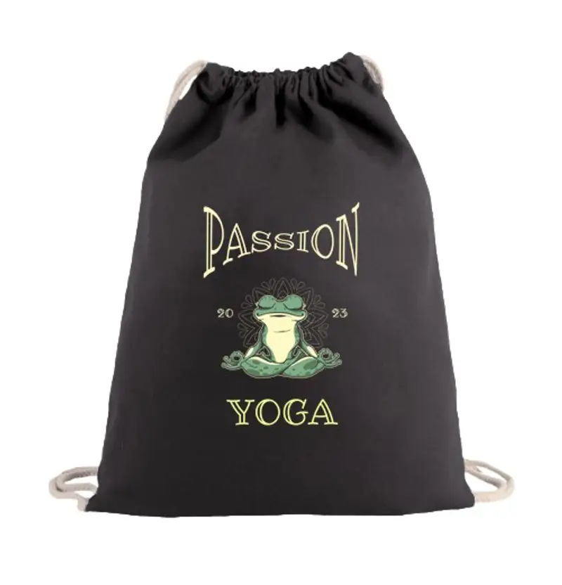 Sacca sportiva passione, yoga, meditazione profonda, ayurvedico