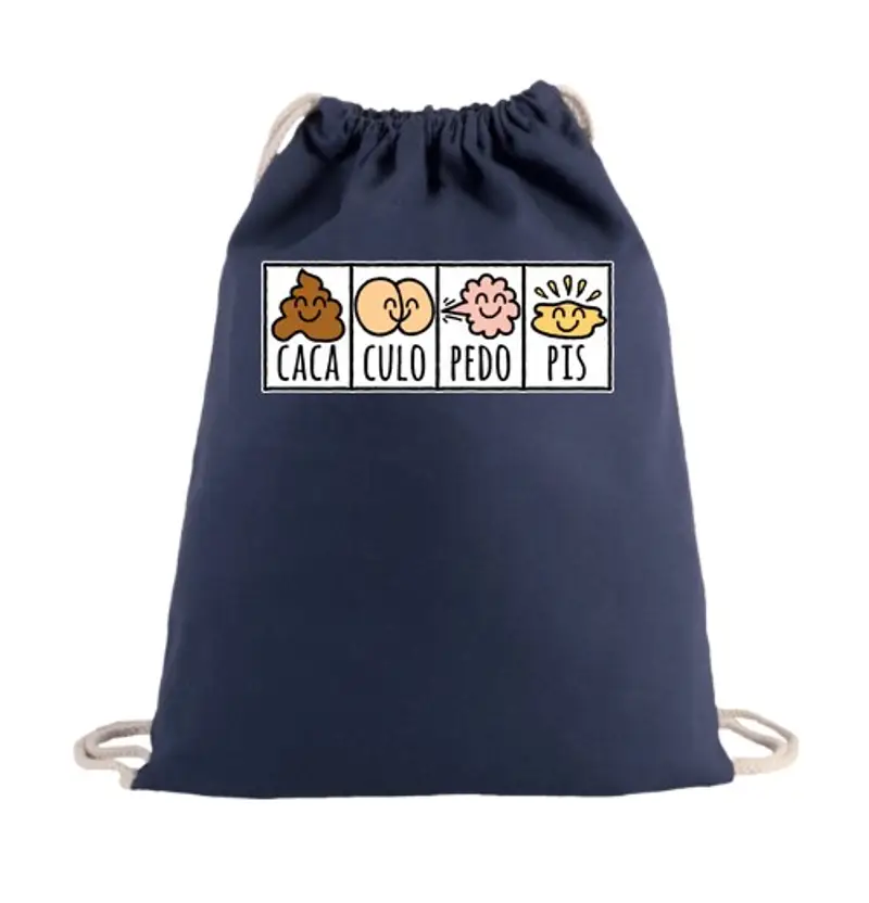 Sacca sportiva pedo pedo fart (sfondo scuro)
