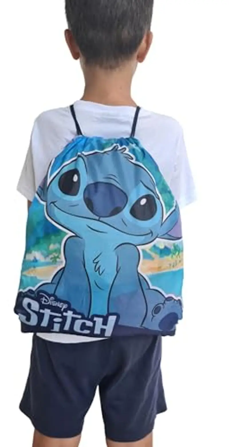 Sacca Sportiva per Bambino, Borsa Zaino per Asilo, Palestra, Piscina, Viaggio, Portascarpe miniatura 2