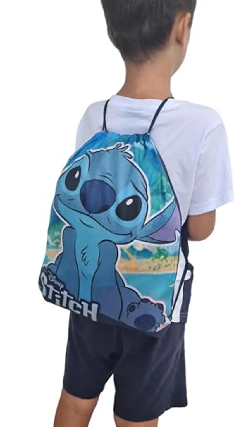 Sacca Sportiva per Bambino, Borsa Zaino per Asilo, Palestra, Piscina, Viaggio, Portascarpe miniatura 3