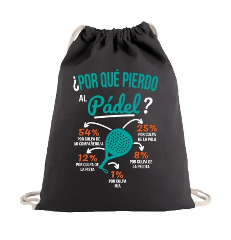 Sacca sportiva perché perdo il paddle tennis - regalo