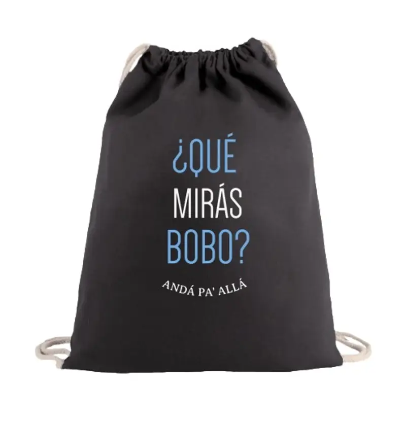 Sacca sportiva Que miras bobo