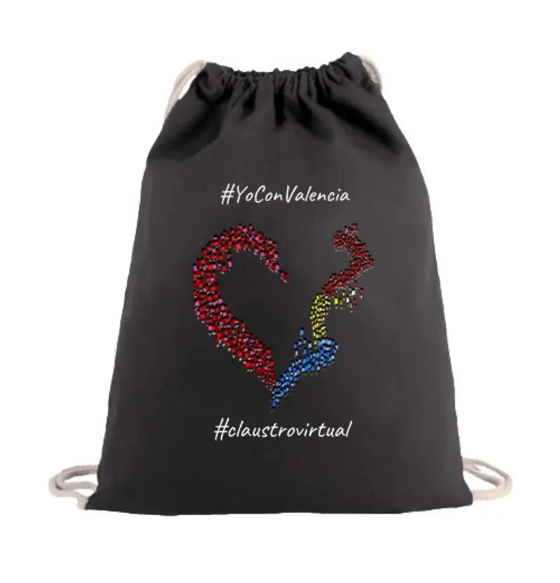 Sacca sportiva yoconvalencia bianco