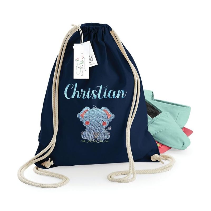 BRAND - Sacca Zainetto Cotone Personalizzabile