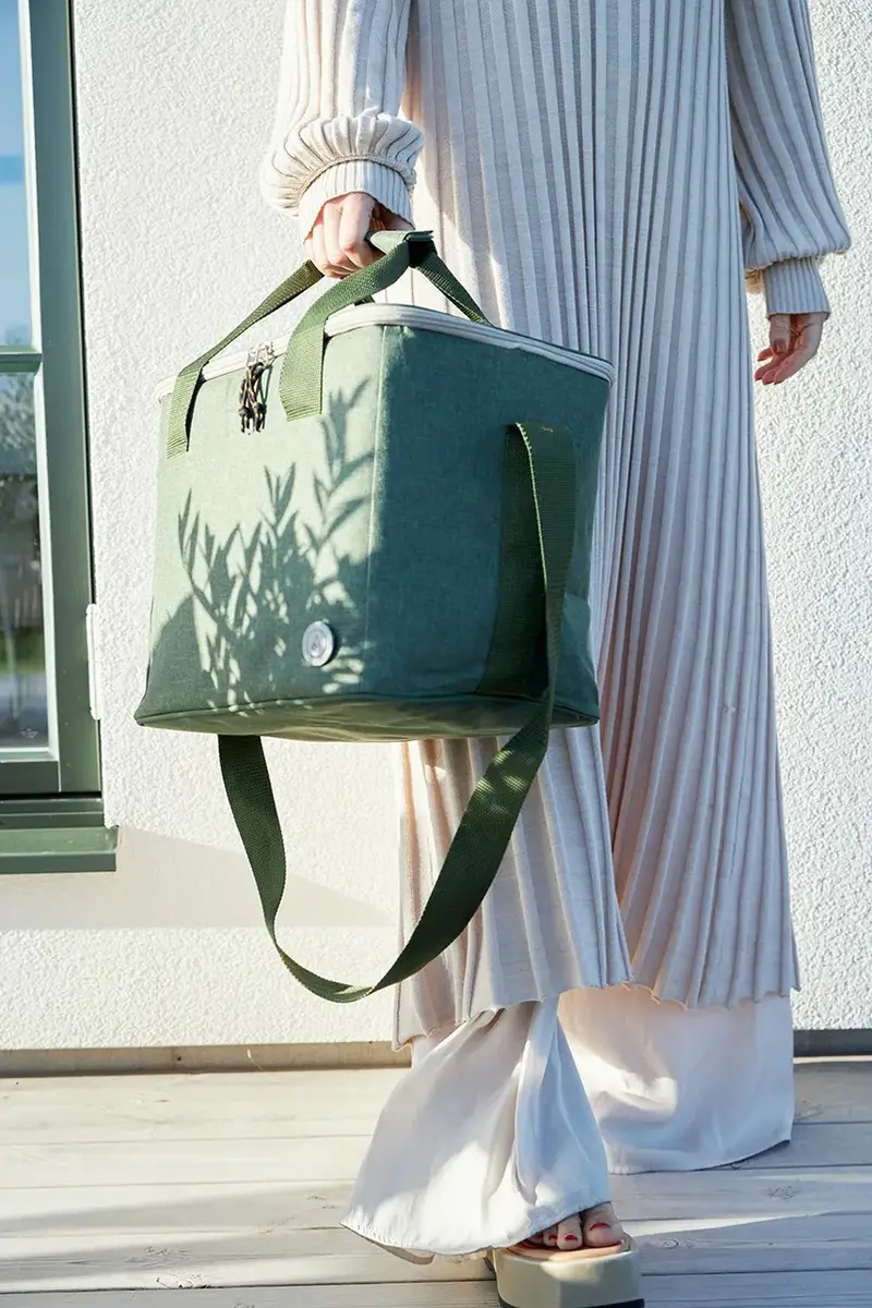 borsa termica City 20 L colore verde miniatura 2