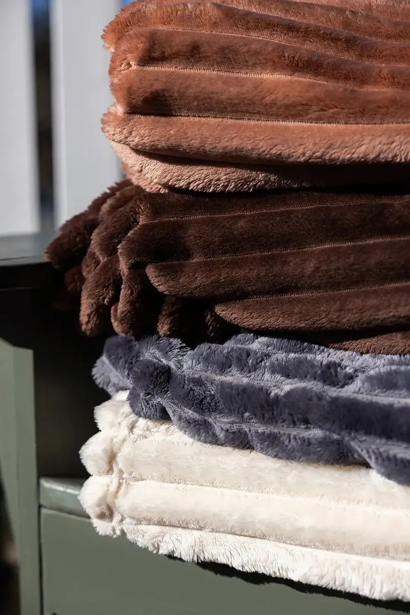 coperta Esther 130 x 170 cm colore arancione miniatura 2