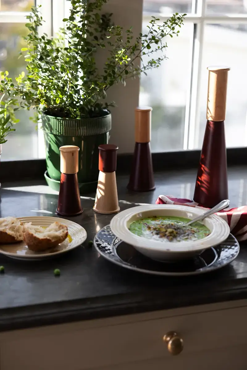 macinino a mano 32 cm L colore granata miniatura 2