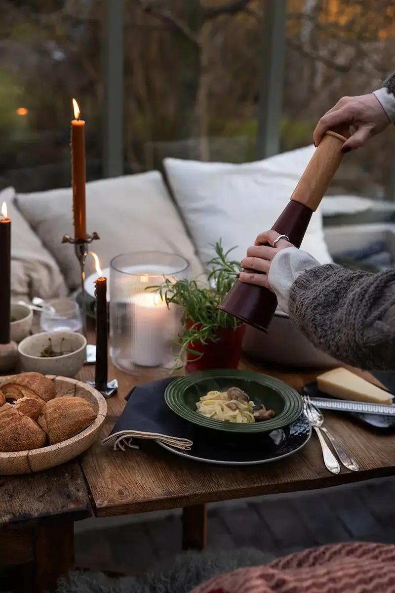 macinino a mano 32 cm L colore granata miniatura 4