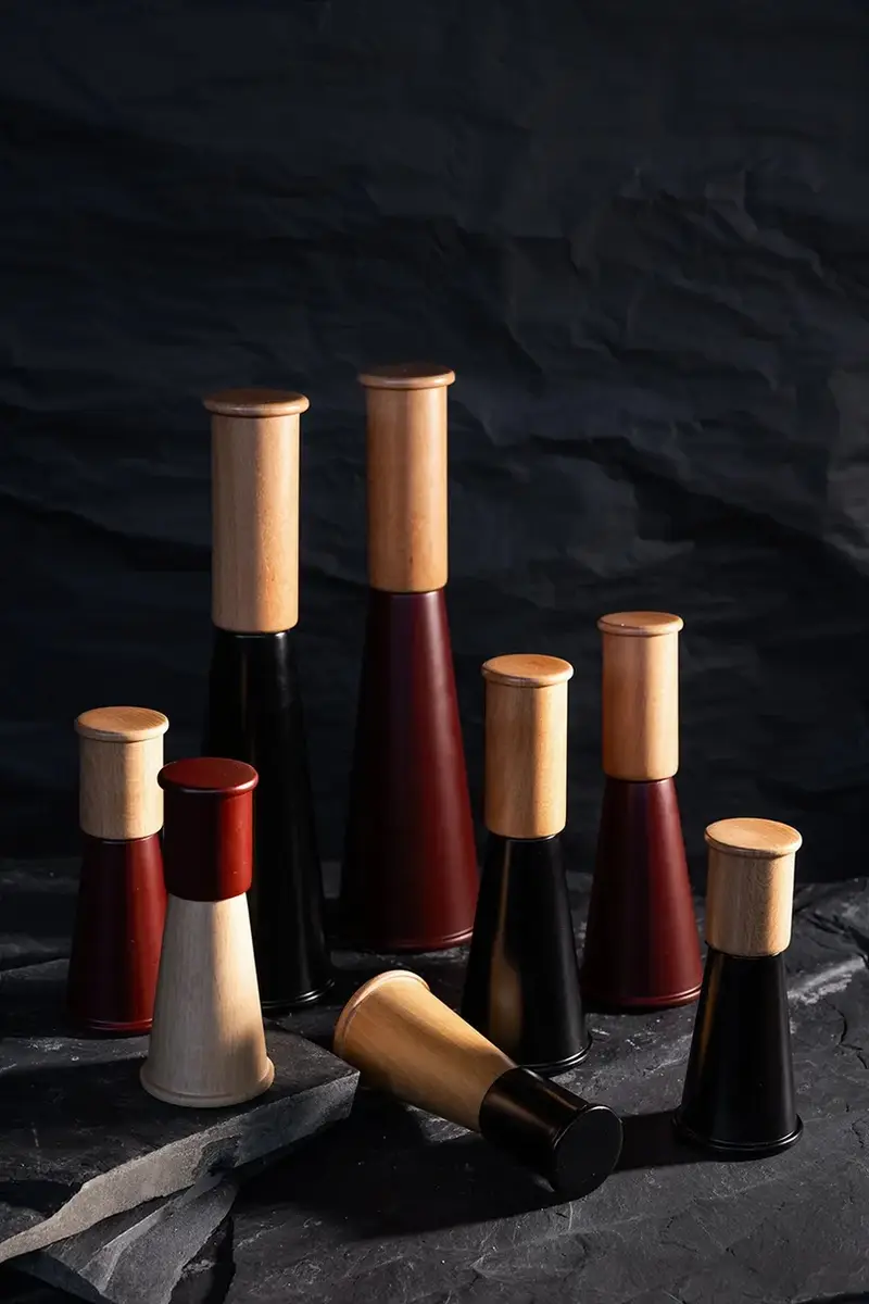 macinino a mano 32 cm L colore granata miniatura 5