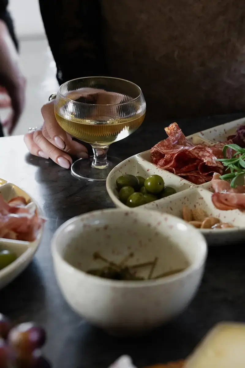 piatto da portata Ditte 20 cm colore beige miniatura 3