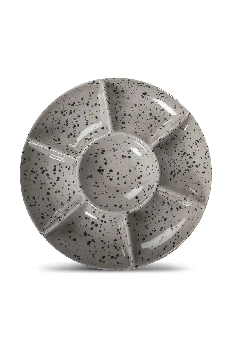 piatto da portata per antipasti Ditte 26 cm colore grigio