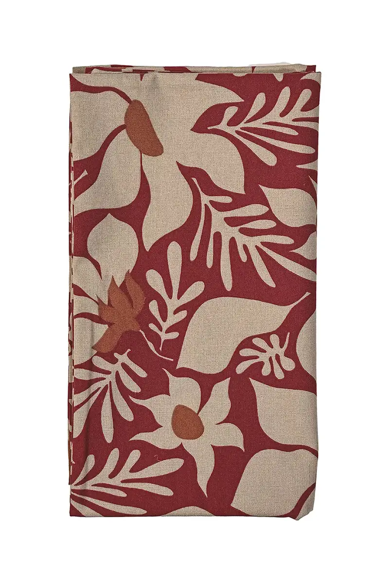 tovaglia con cotone Edith 280 cm colore granata