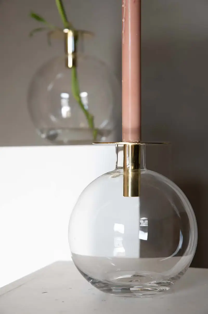 vaso decorativo Transparente miniatura 4