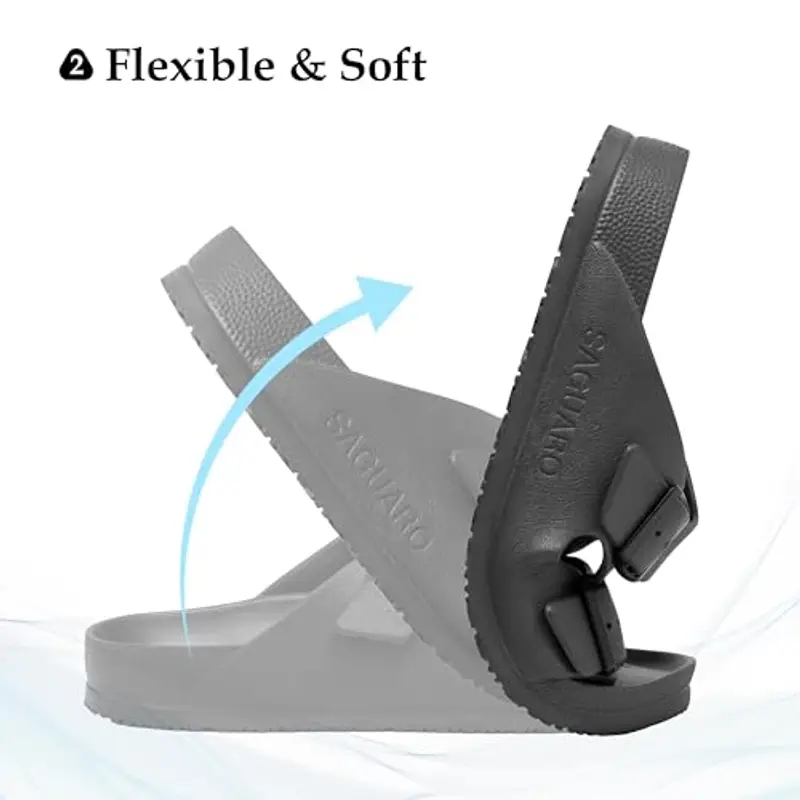 SAGUARO Pantofole Uomo Grigio 1603304 miniatura 3