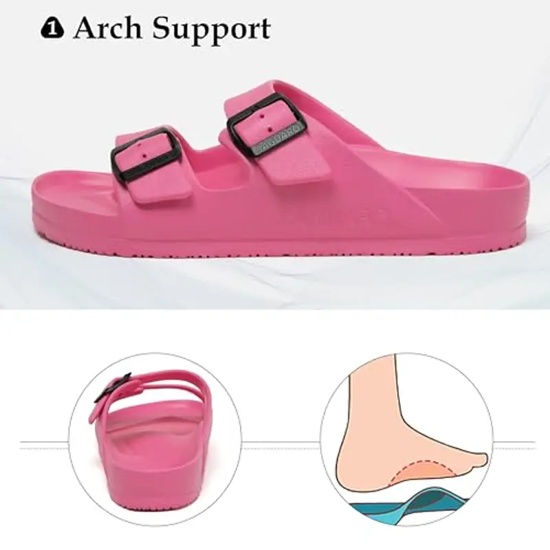 SAGUARO Pantofole Uomo Rosa 1603302 miniatura 2