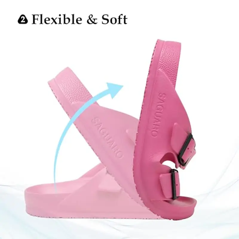 SAGUARO Pantofole Uomo Rosa 1603302 miniatura 3