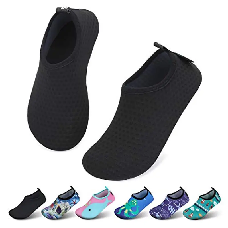 SAGUARO Scarpe da Immersione Bambini Ragazze Scarpe da Bagno Ragazzi Rapida Scarpette Scarpe da Mare Bambino Surf Spiaggia Screziato 20/21 EU
