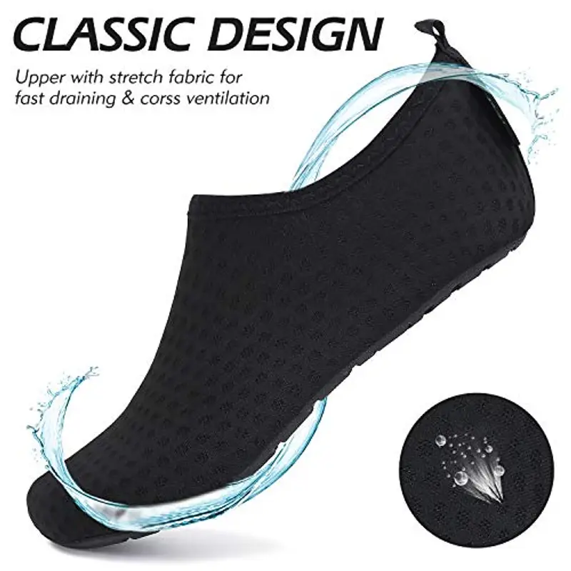 SAGUARO Scarpe da Immersione Bambini Ragazze Scarpe da Bagno Ragazzi Rapida Scarpette Scarpe da Mare Bambino Surf Spiaggia Screziato 26/27 EU miniatura 2