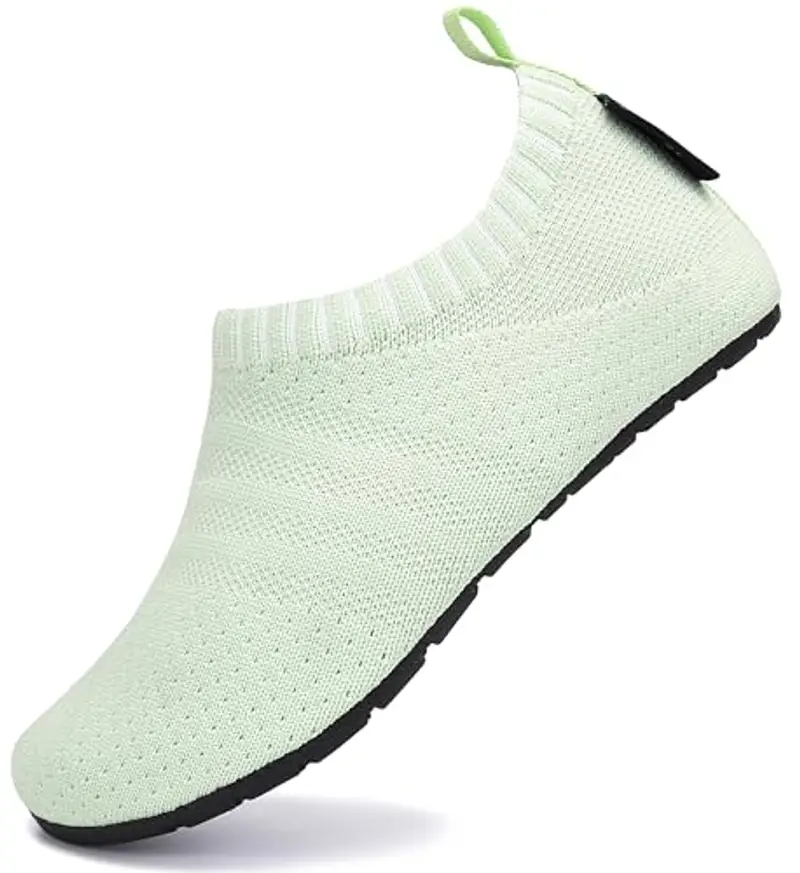 SAGUARO Scarpe da Scogli Bambino Bambina Scarpe Mare Bambini Scarpette Scogli Ragazze Ragazzi Scarpette Mare Antiscivolo Scarpe Immersione Leggere Scarpe Acqua Scarpe Nuoto Verde, Gr.24/25 EU