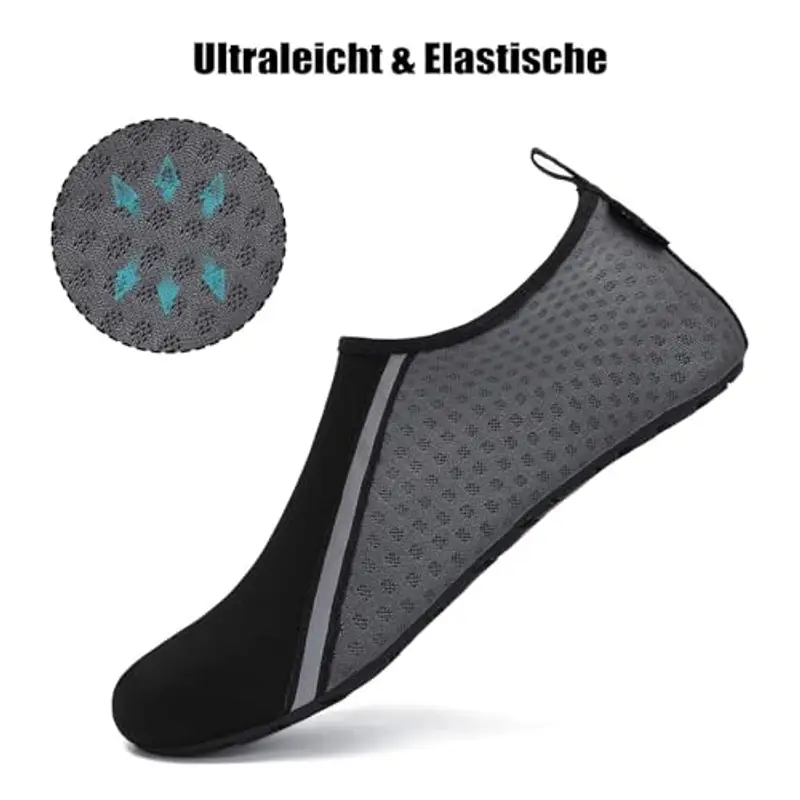 SAGUARO Scarpe da Scoglio Uomo Donna Scarpette Scoglio Leggere Scarpe Mare Asciugatura Rapida Scarpette Mare Scarpe miniatura 2