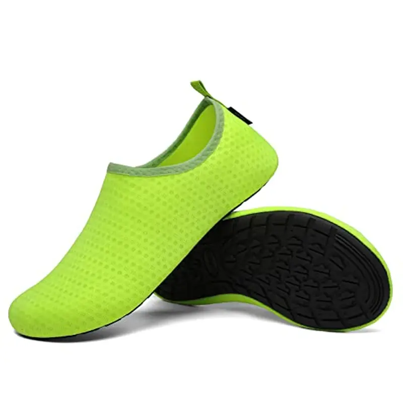 SAGUARO Scarpe da Scoglio Uomo Donna Scarpette Scoglio Leggere Scarpe Mare Asciugatura Rapida Scarpette Mare Scarpe Spiaggia Antiscivolo Scarpe per Acqua Immersione Surf Verde Gr. 42/43 EU